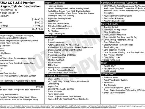 Used 2025 MAZDA CX-5 AWD 2.5 S w/ Premium Plus Pkg image 5