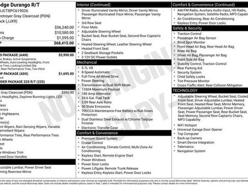 Certified 2023 Dodge Durango R/T w/ Tow 'N Go Package AWD/4WD image 36