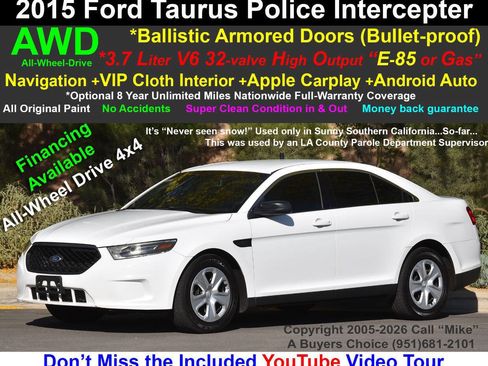 Used 2015 Ford Taurus Police Interceptor AWD image 1