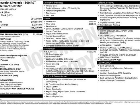 New 2026 Chevrolet Silverado 1500 RST w/ RST All Star Premium Package AWD/4WD image 2