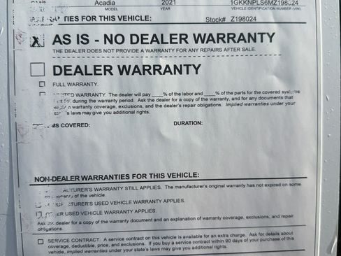 Used 2021 GMC Acadia Denali w/ Denali Technology Package FWD image 33