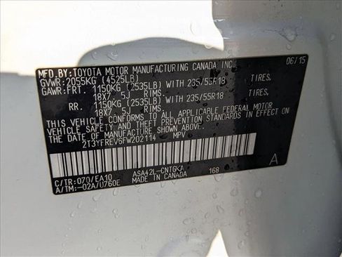 Used 2015 Toyota RAV4 Limited image 24