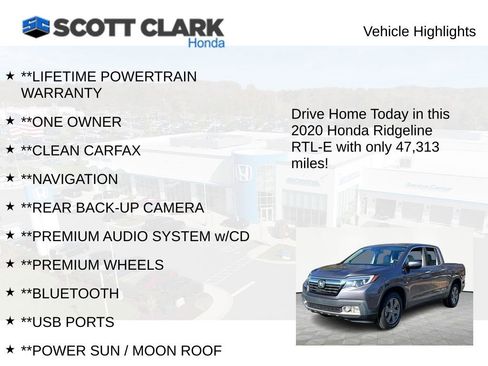 Used 2020 Honda Ridgeline RTL-E image 11
