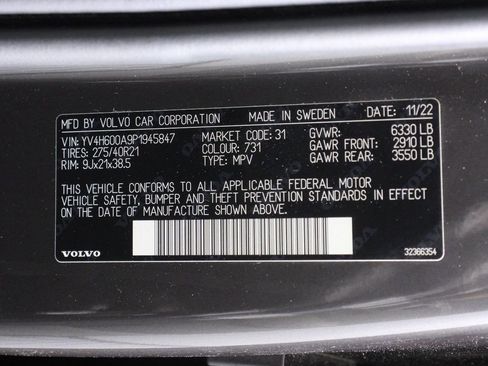 Certified 2023 Volvo XC90 T8 Ultimate AWD/4WD image 16