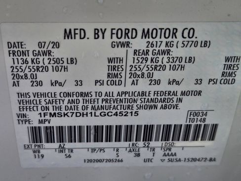 Used 2020 Ford Explorer XLT w/ Equipment Group 202A RWD image 14