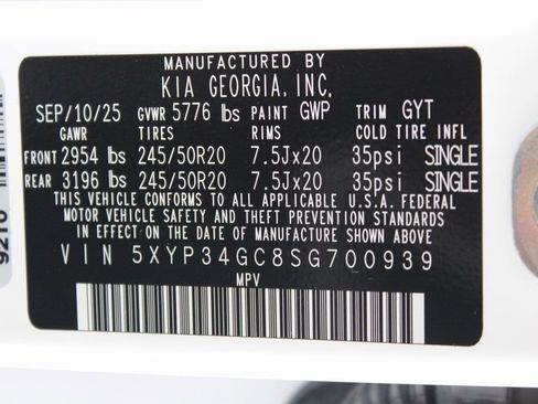 New 2025 Kia Telluride EX image 12