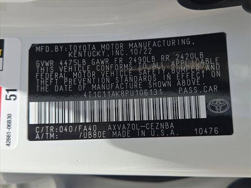 Used 2023 Toyota Camry LE FWD image 23