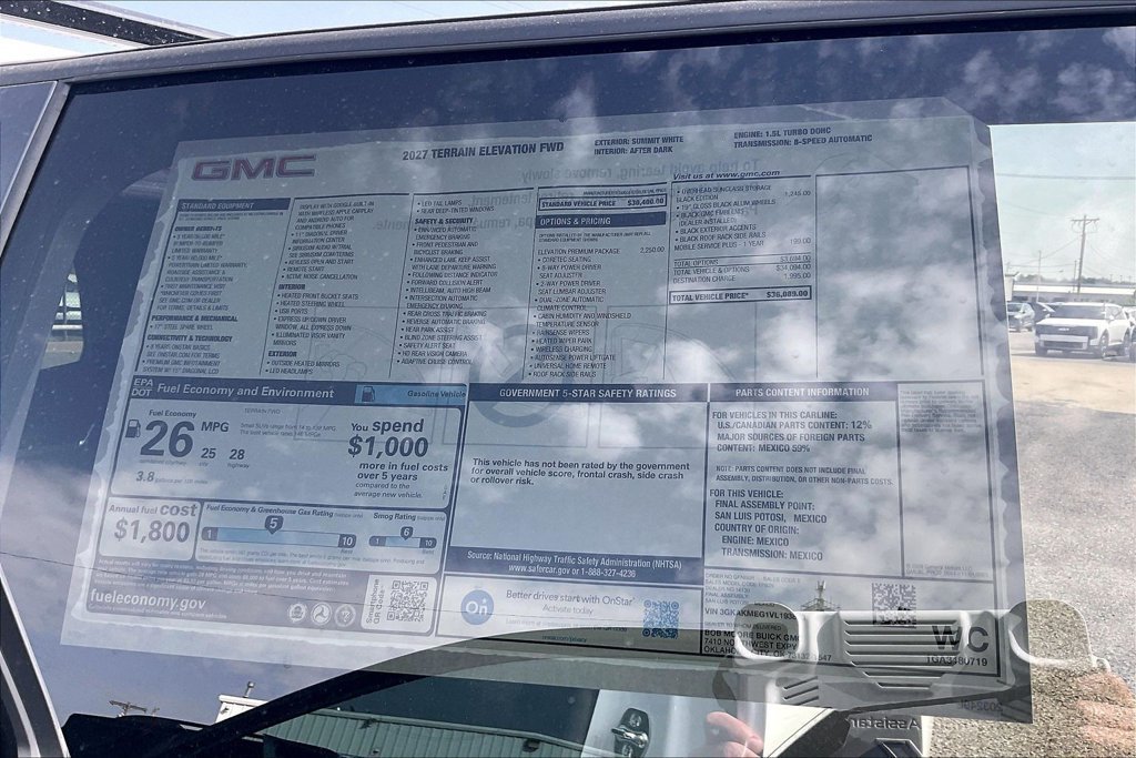 New 2027 GMC Terrain Elevation w/ Elevation Premium Package FWD image 13