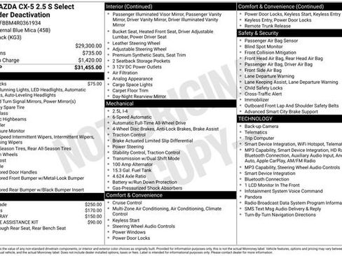 Used 2024 MAZDA CX-5 AWD 2.5 S w/ Select Package image 8