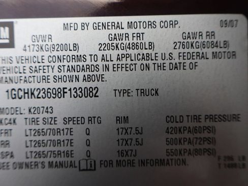 Used 2008 Chevrolet Silverado 2500 LTZ w/ Safety Package AWD/4WD image 45