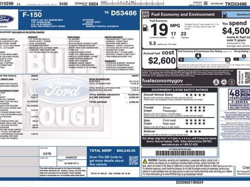New 2026 Ford F150 XLT w/ Equipment Group 302A MID AWD/4WD image 31