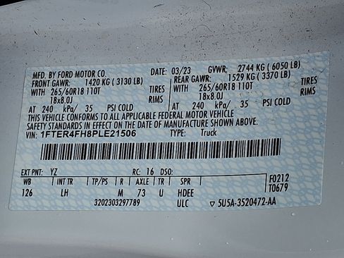 Certified 2023 Ford Ranger XLT w/ Equipment Group 302A High AWD/4WD image 27