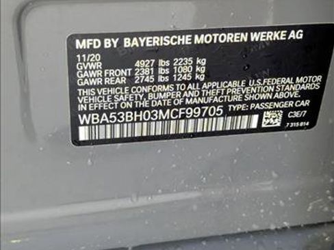 Used 2021 BMW 530i w/ M Sport Package image 22