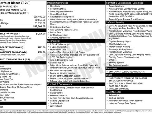 Used 2024 Chevrolet Blazer LT w/ Convenience Package image 2