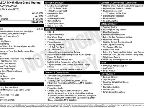 New 2025 MAZDA MX-5 Miata Grand Touring image 6