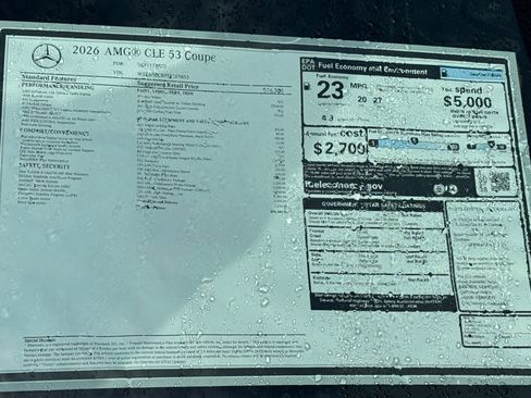 New 2026 Mercedes-Benz CLE 53 AMG 4MATIC Coupe image 29