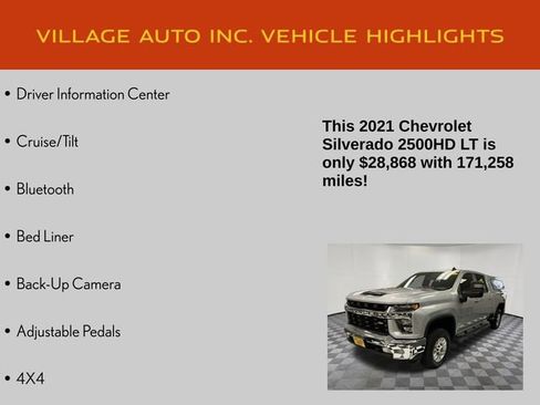 Used 2021 Chevrolet Silverado 2500 LT w/ Convenience Package image 21