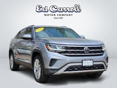 Used 2021 Volkswagen Atlas Cross Sport SEL AWD/4WD image 3