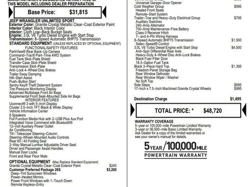 Used 2021 Jeep Wrangler Unlimited Sport image 9