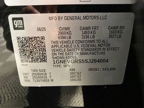 Certified 2025 Chevrolet Traverse LT w/ Driver Confidence Package image 31