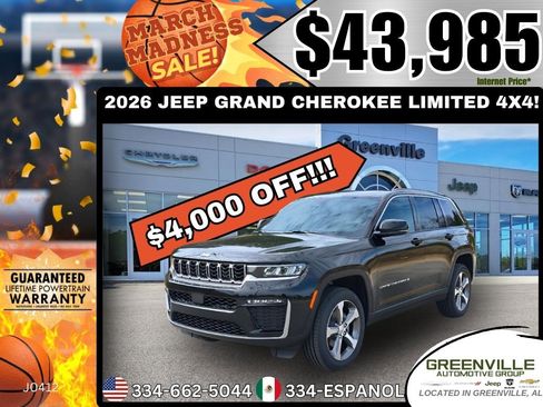 New 2026 Jeep Grand Cherokee Limited image 1