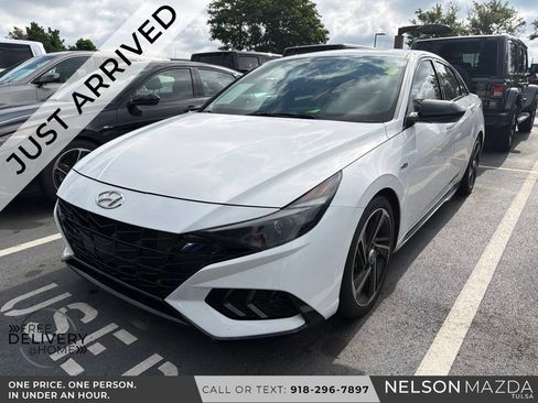 Used 2021 Hyundai Elantra N Line FWD image 1