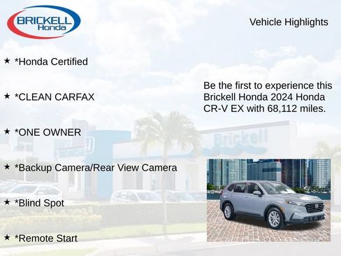 Certified 2024 Honda CR-V EX image 9