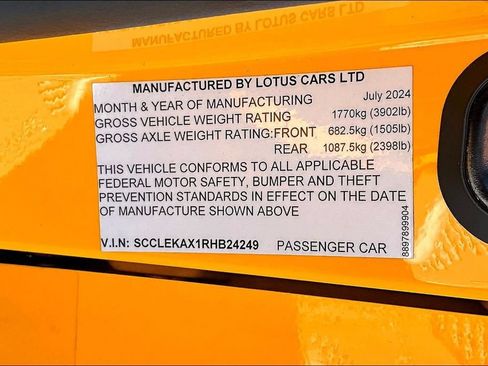 Used 2024 Lotus Emira First Edition RWD image 19