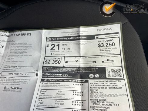 Used 2026 Jeep Grand Cherokee L Laredo RWD image 40