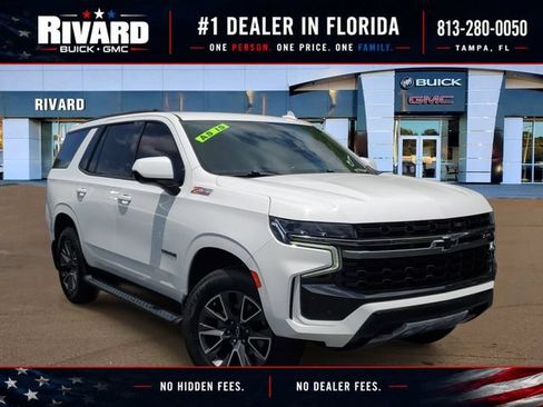 Used 2021 Chevrolet Tahoe Z71 w/ Rear Media and Nav Package AWD/4WD image 1