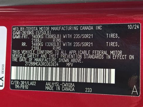 Used 2024 Lexus RX 350 w/ Convenience Package image 32