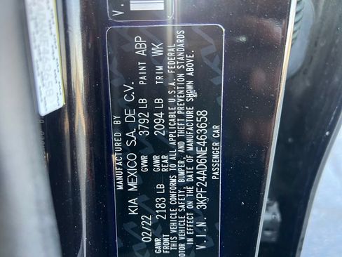 Used 2022 Kia Forte LXS FWD image 35
