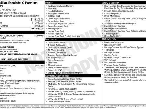 Certified 2026 Cadillac Escalade IQ Sport 2 AWD/4WD image 33
