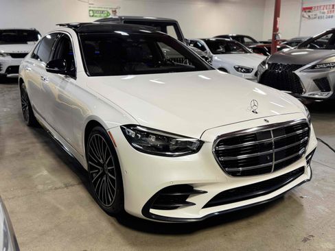 Used 2021 Mercedes-Benz S 580 4MATIC Sedan w/ AMG Line image 95