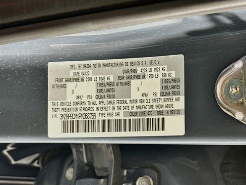 Used 2023 MAZDA MAZDA3 s AWD/4WD image 12