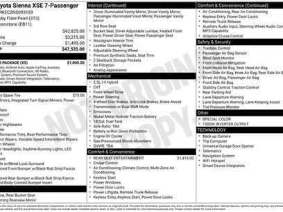 Used 2022 Toyota Sienna XSE w/ XSE Plus Package