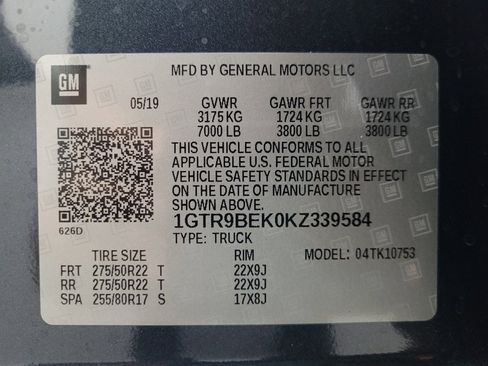 Used 2019 GMC Sierra 1500 SLE w/ SLE Value Package AWD/4WD image 33