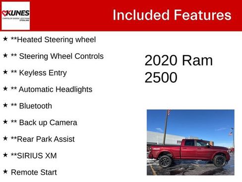 Certified 2020 RAM 2500 Laramie w/ Night Edition image 5