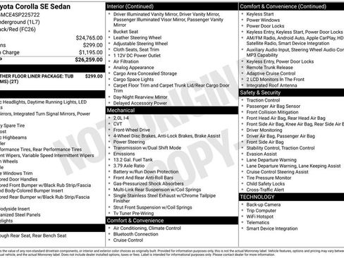 Used 2025 Toyota Corolla SE image 6