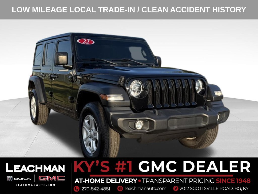 Used 2022 Jeep Wrangler Unlimited Sport AWD/4WD 360° Tour
