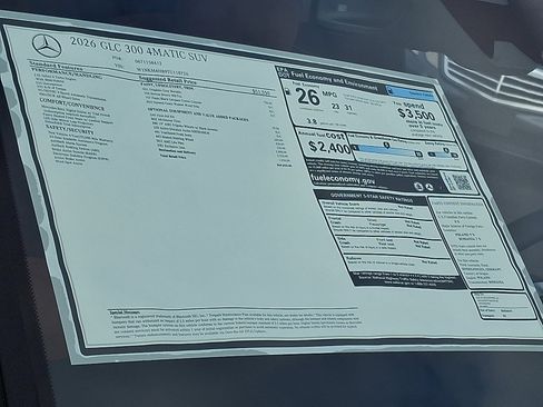 New 2026 Mercedes-Benz GLC 300 4MATIC image 23