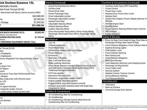 Certified 2024 Buick Enclave Essence w/ Experience Buick Package FWD image 14