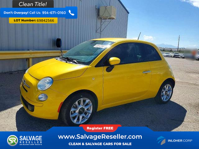 Used 2017 FIAT 500 Pop FWD image 1
