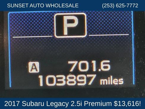 Used 2017 Subaru Legacy 2.5i Premium w/ Moonroof Package AWD/4WD image 33