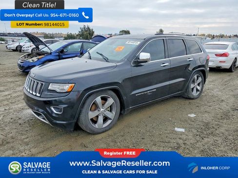 Used 2014 Jeep Grand Cherokee Overland w/ Advanced Technology Group AWD/4WD image 1