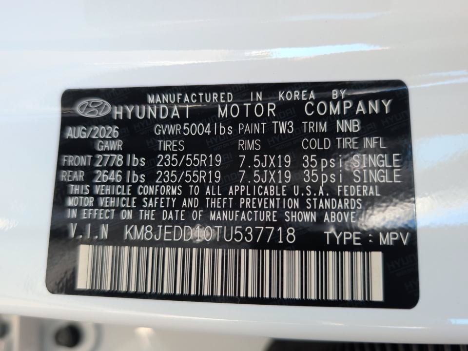 New 2026 Hyundai Tucson Limited AWD/4WD image 35