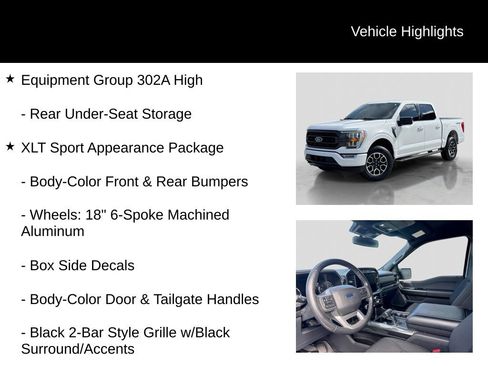 Used 2021 Ford F150 XLT w/ Equipment Group 302A High AWD/4WD image 16