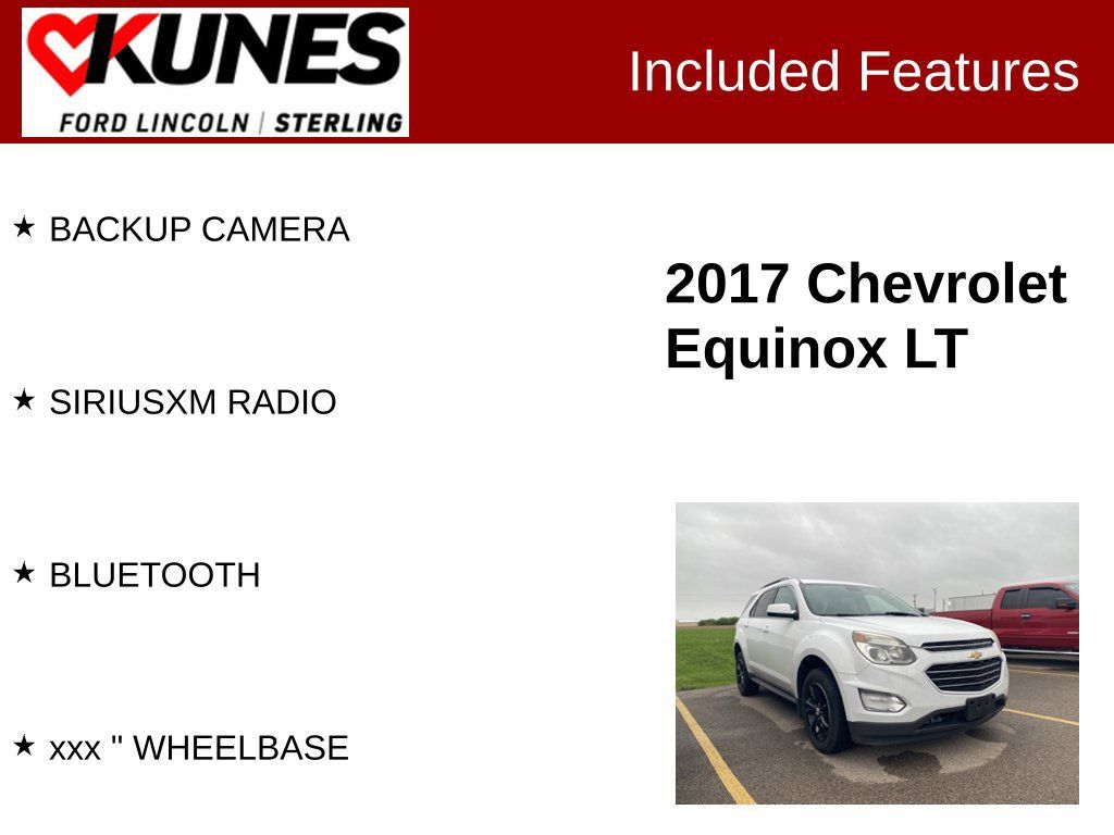 Used 2017 Chevrolet Equinox LT w/ True North Edition AWD/4WD image 2
