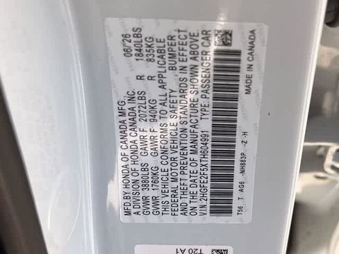 Certified 2026 Honda Civic Sport image 22