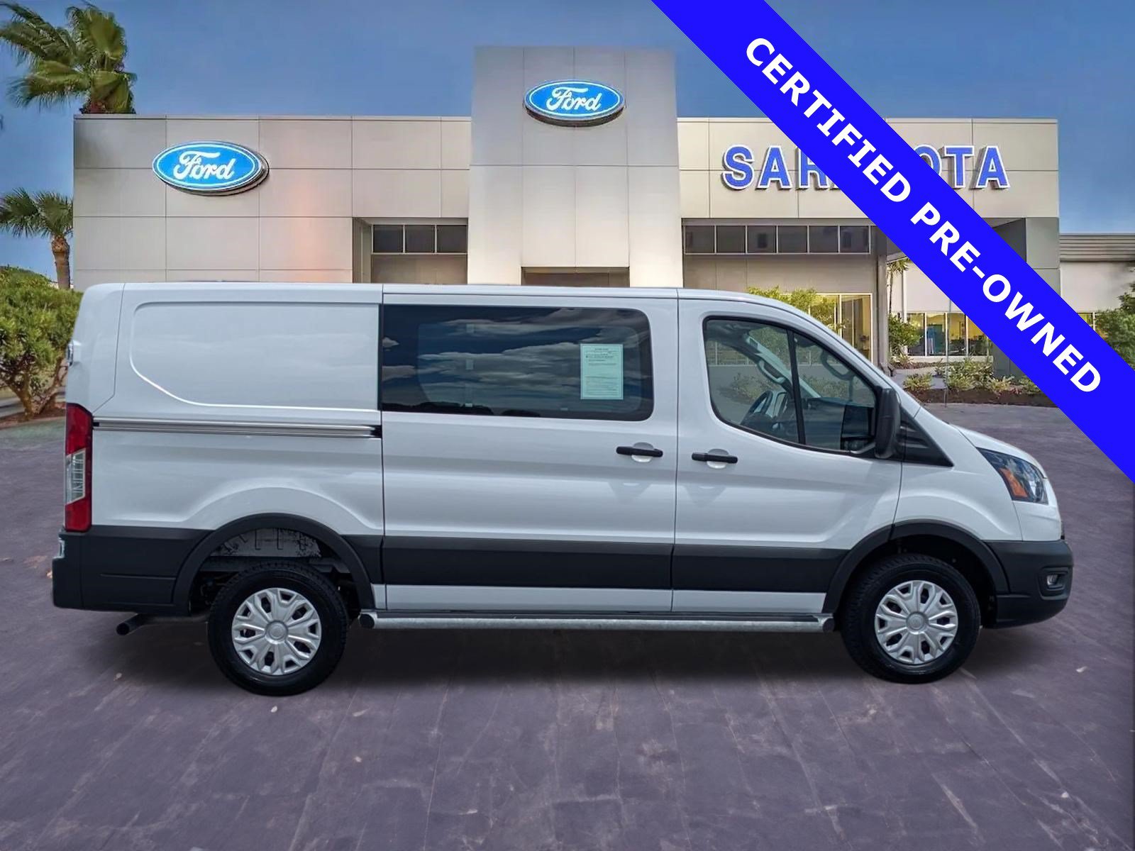 Certified 2025 Ford Transit 250 Low Roof w/ Exterior Upgrade Package RWD image 1